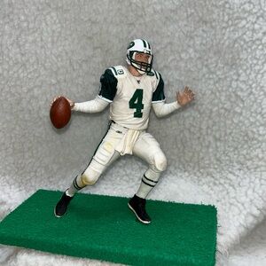 Brett Favre 4 football figures NFL sports action 2008 New York Jets 7"